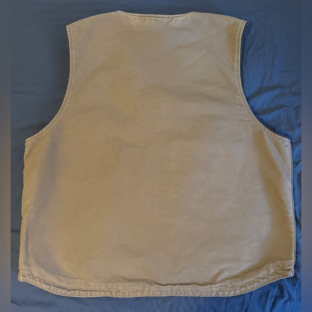 Carhartt Vest Relaxed Fit Washed Duck Sherpa-Lined Vest
"Driftwood" Men's XL - Picture 7 of 7